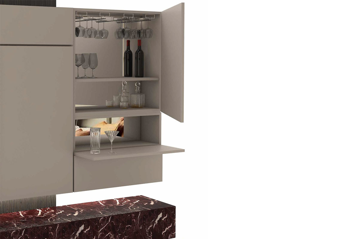 Flame TV Unit