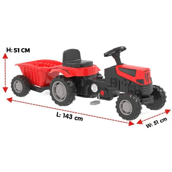 Pls-40 Pedal Trailer Tractor