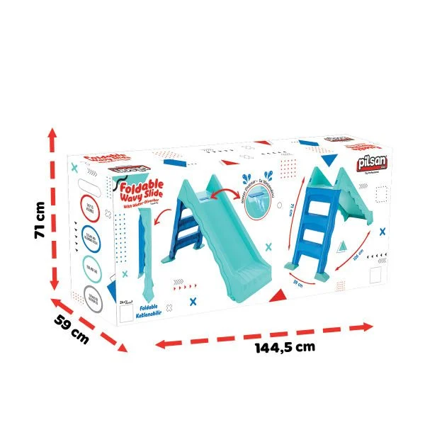 Foldable Wave Water Slide