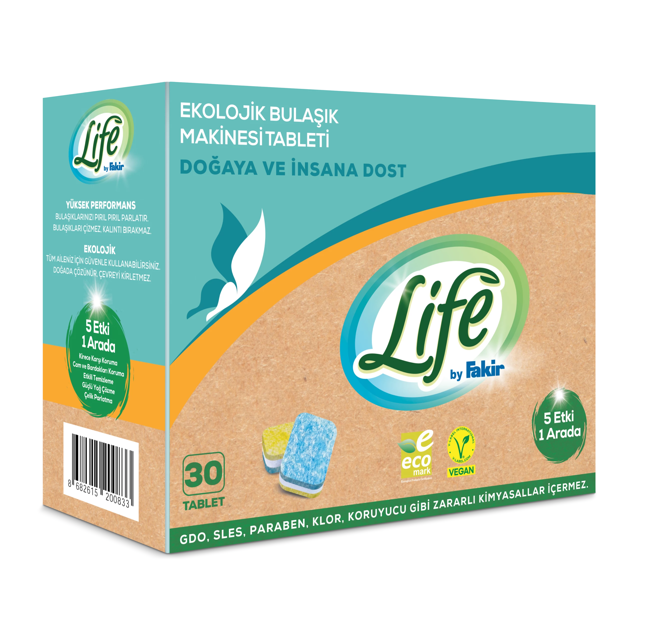 Ecological Dishwasher Tablet Detergent