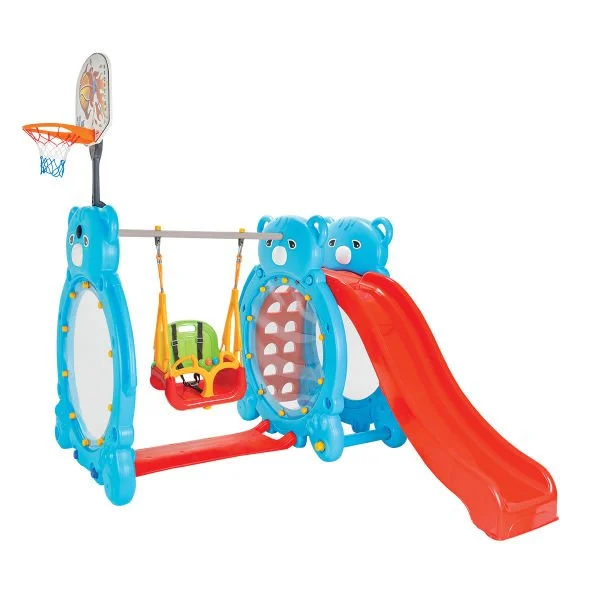 Panda Slide and Swing Set