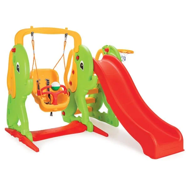 Elephant Slide and Swing Set