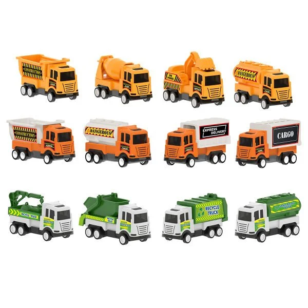 Pull Back Mini Trucks Series (Pieces)